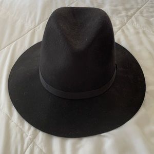 Black Wool Fedora
